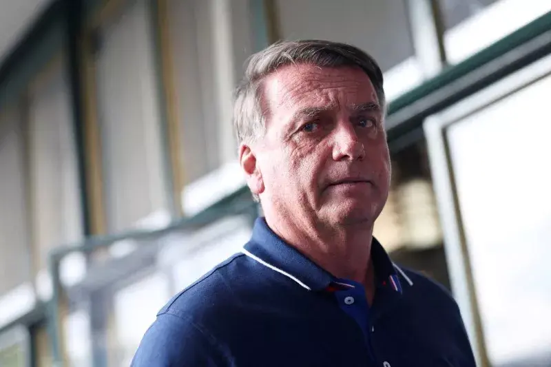 Ex-Presidente do Brasil, Jair Bolsonaro, que tentou pedir asilo politico para Javier Milei, na Argentina