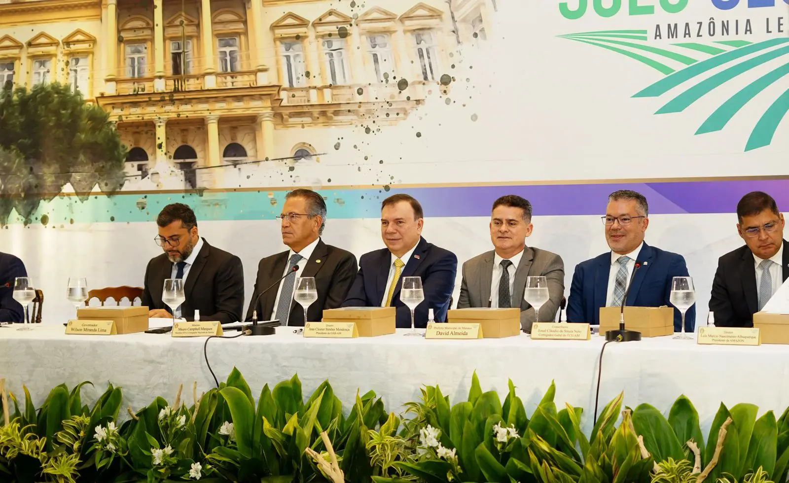 Conselheiros do TCE marcam presença em evento de regularização fundiária - Solo Seguro Amazônia