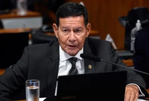 Senador Hamilton Mourão, que se encontrou com o Ex-Presidente Michel Temer