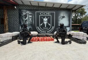 Polícia Militar do Amazonas apreende 1,4 tonelada de drogas no Rio Negro