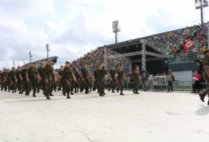 Desfile de 7 de setembro reúne 2.500 militares no Sambódromo de Manaus