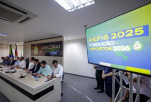 Governador Wilson Lima em coletiva - Redução do IPVA: Wilson Lima anuncia corte de 50% no imposto no Amazonas