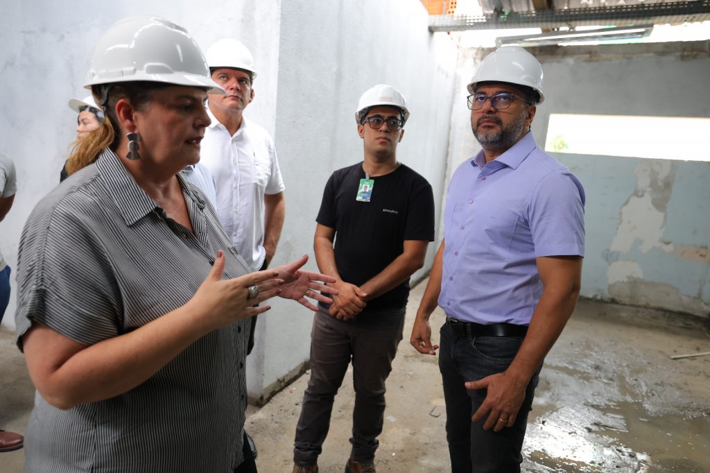 Wilson Lima Vistoria Obras da Nova Policlínica e Hospital Dia no CHS